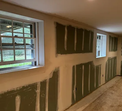 drywall installation and repair project